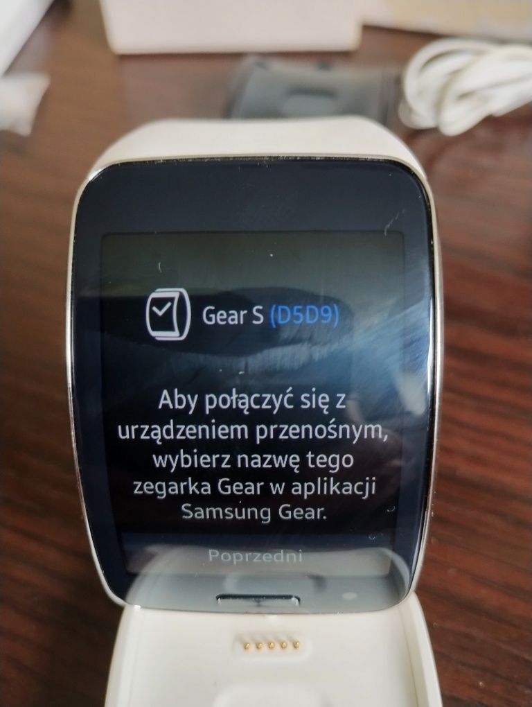 Smartwatch Samsung Gear S SM-R750 zestaw cały