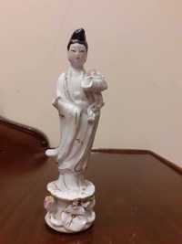 Boneca chinesa em porcelana - Original (falta a mão da sorte)