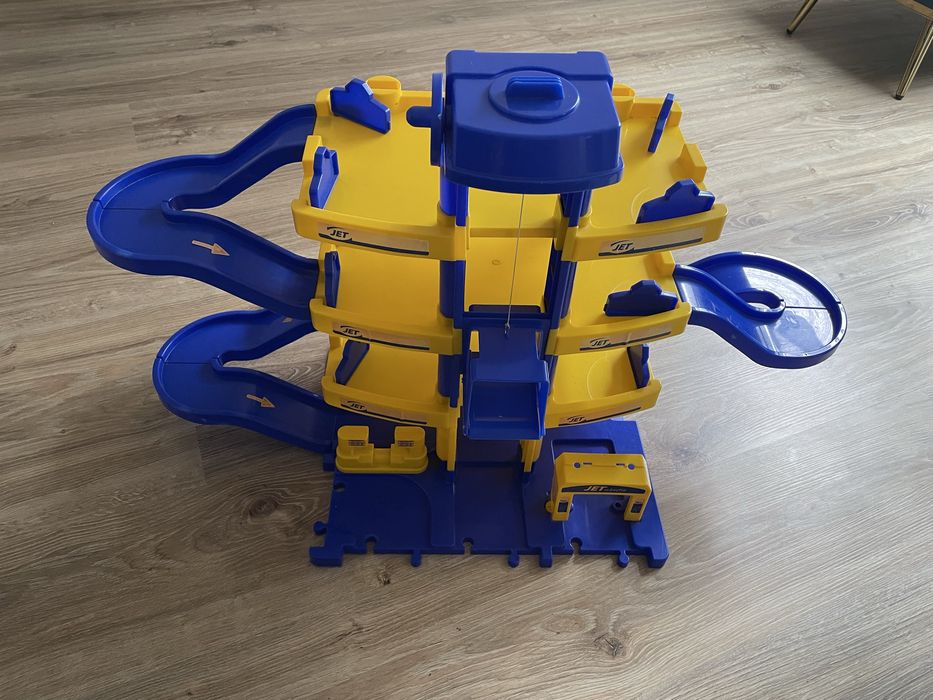 Parking garaż 4-poziomowy Wader zabawka tor wyścigowy