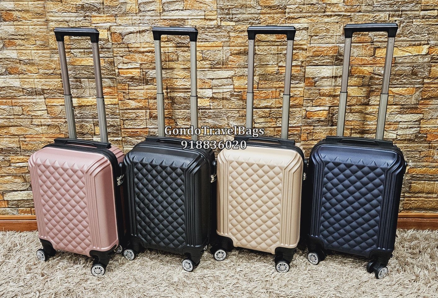 2 Malas de Cabine / Viagem NOVAS Com Trolley - Todas companhias aéreas