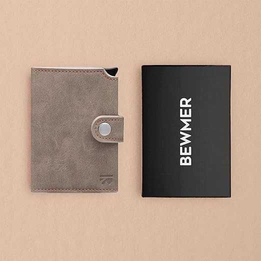 Portfel Etui na kredytowe ochrona RIFD zamknięcie magnetyczne Brown