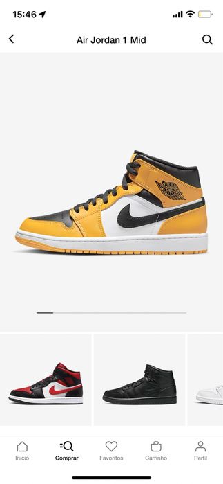 Air Jordan 1 taxi colors