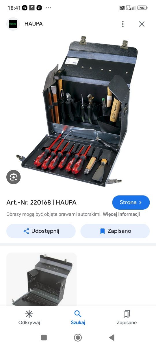 Torba narzędziowa dla elektryka HAUPA start art.220168