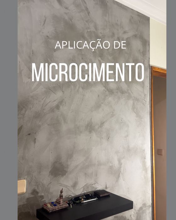 Pintura paredes/tetos/portas/móveis/roupeiros/ microcimento