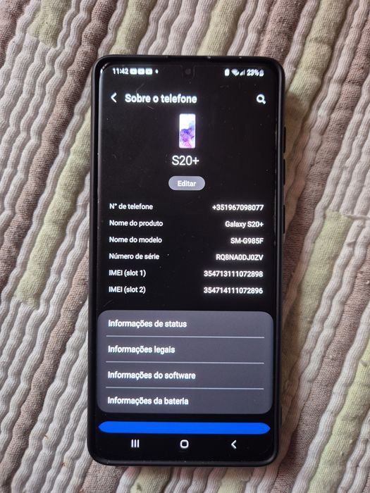 Tenho para troca ou possivel venda este Samsung S20+