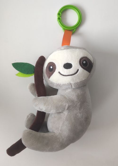 Maskotka pluszak grzechotka leniwiec