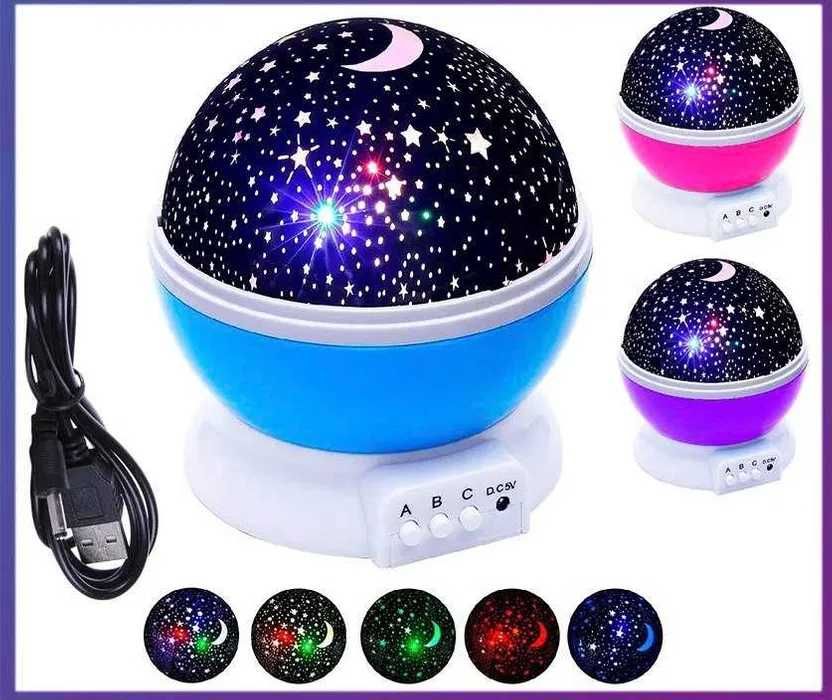 Проектор зоряне небо нічник куля Star Master Dream батареї, USB