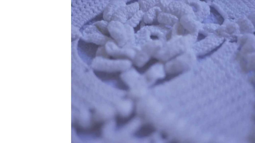 Colcha branca, feita à mão [trabalho original] 100% Algodão