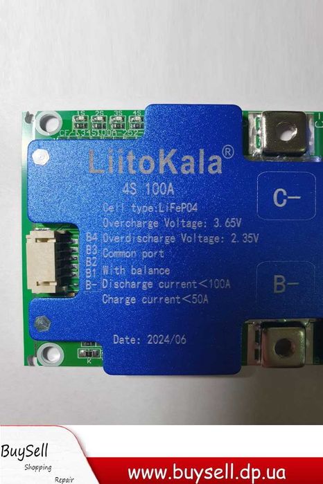 БМС Liitokala 100A  BMS 4S lifepo4