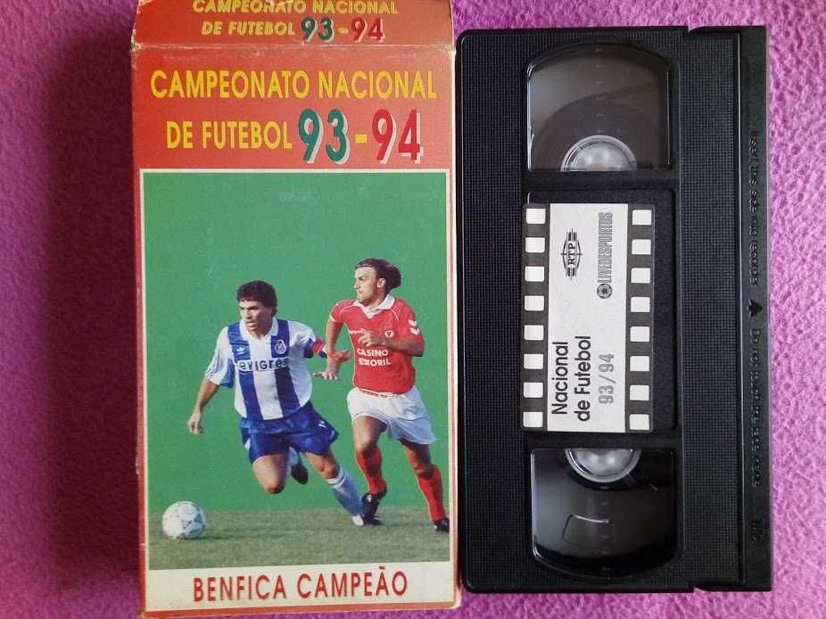 Videos VHS Futebol 94-95 / 97-98