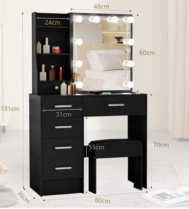 Mesa de maquilhagem (nunca usada)