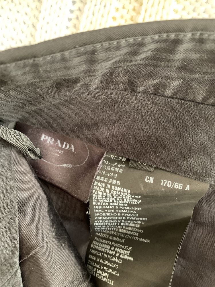 Черные брюки Prada, юбка Prada, в подарок