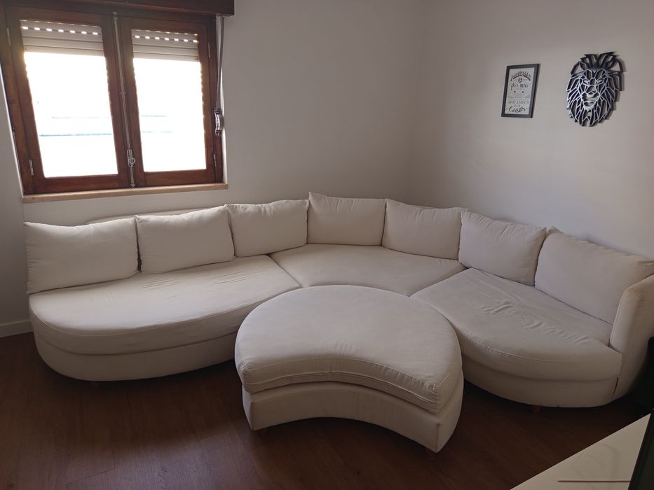 Sofá 6-8 lugares com chaise