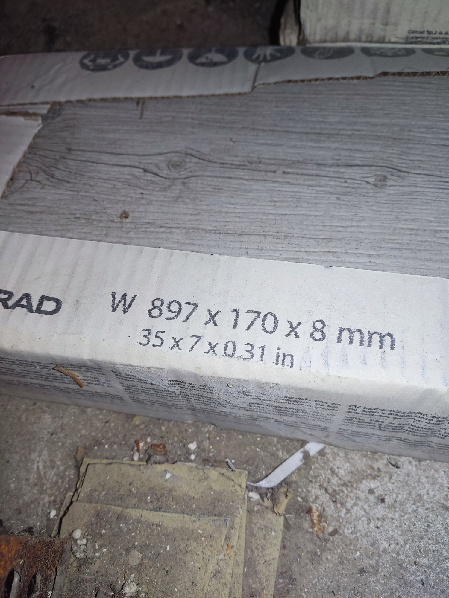 Płytki drewnopodobne gres Cerrad Laroya Gris  89,7x17 8 mm