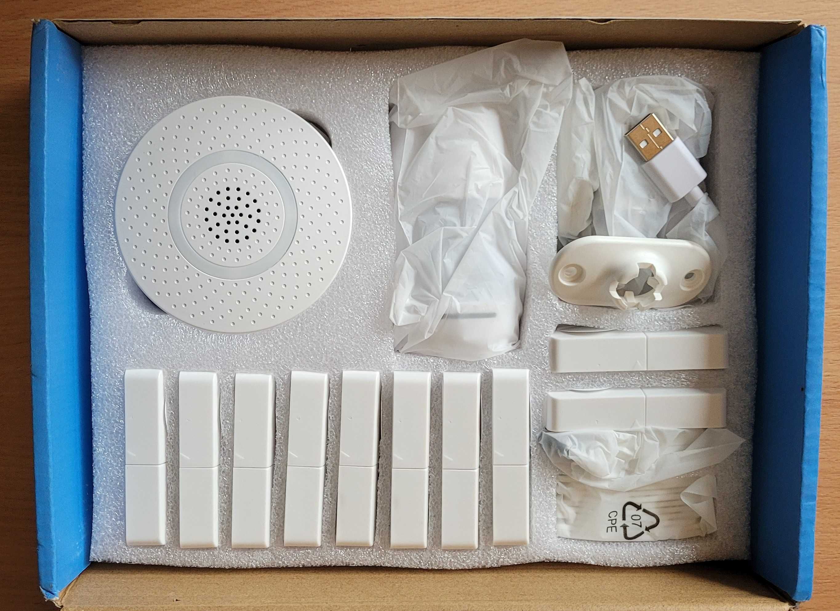 Bezprzewodowy system alarmowy AGSHOME z syreną 120 dB, WiFi, Alexa