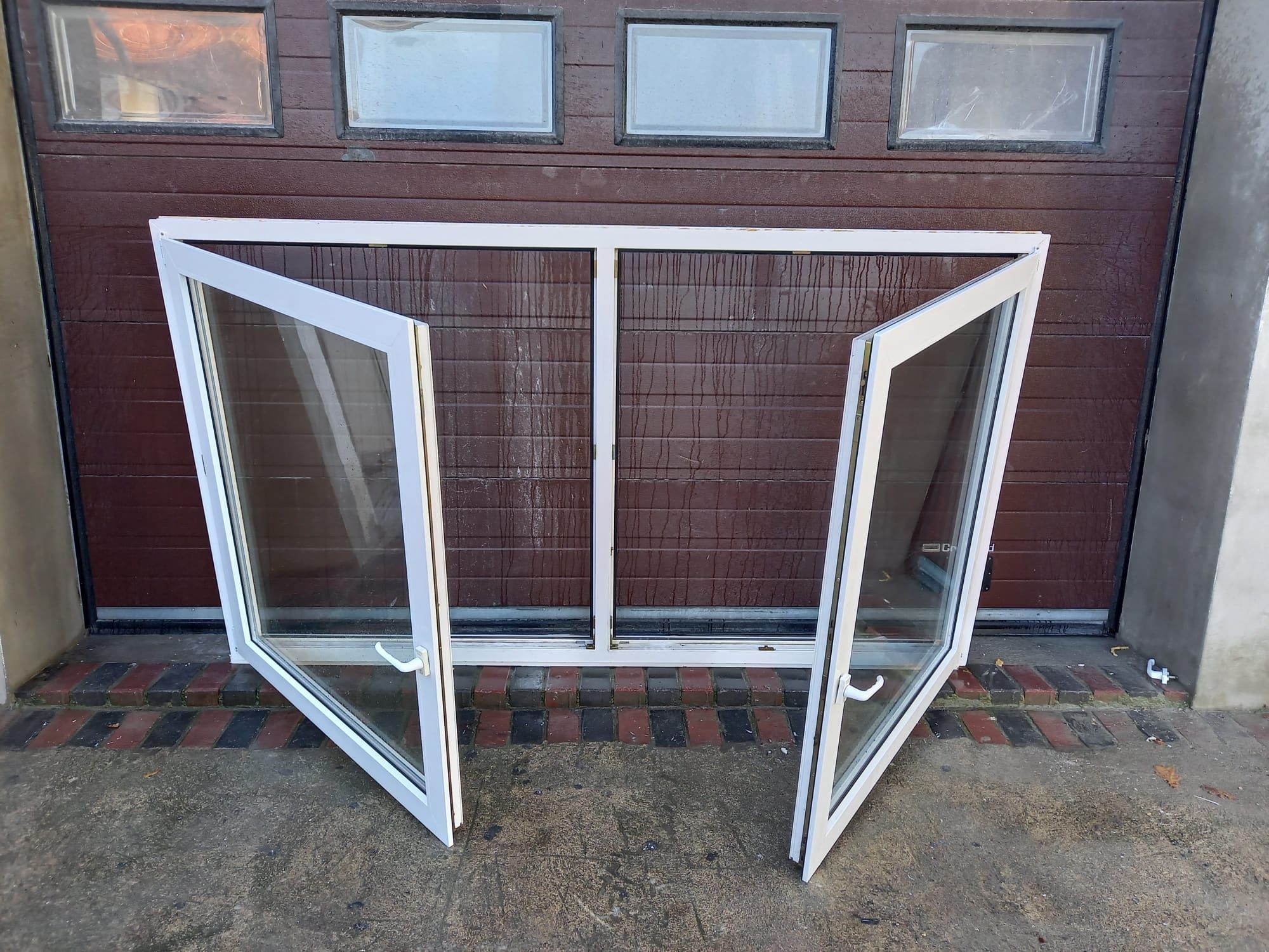 Okna 236x146 pcv plastikowe okno używane białe DOWÓZ CAŁY KRAJ