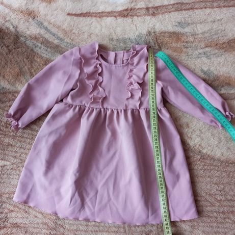 Сукня на дівчинку 1-2 роки, кофта тепла.