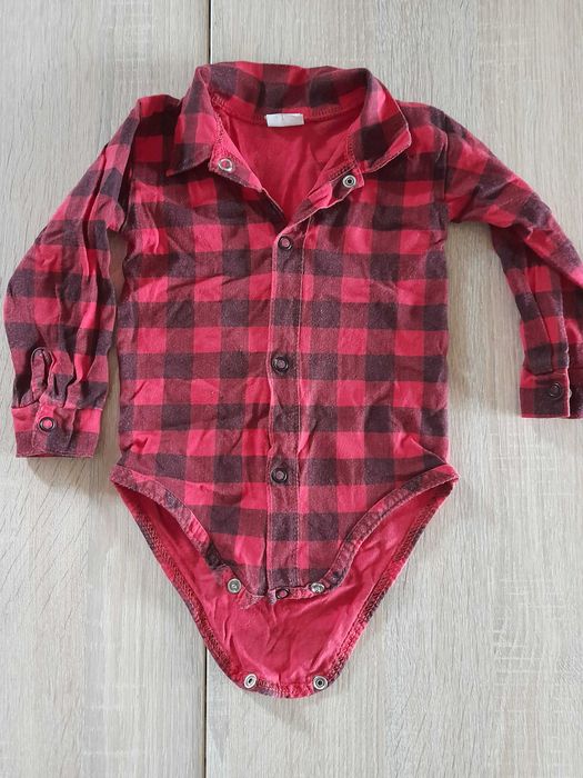 Body koszula w kratkę