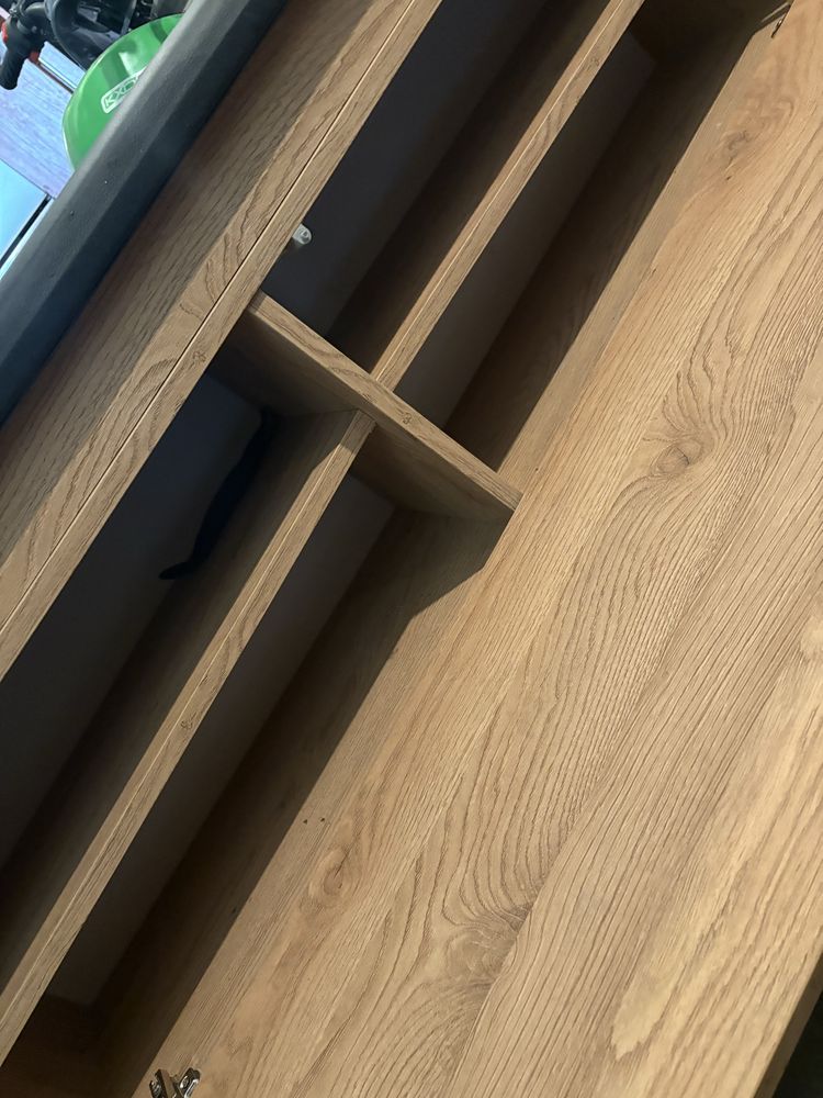 Zestaw mebli na przedpokój loft, siedzisko + konsola + wieszaki