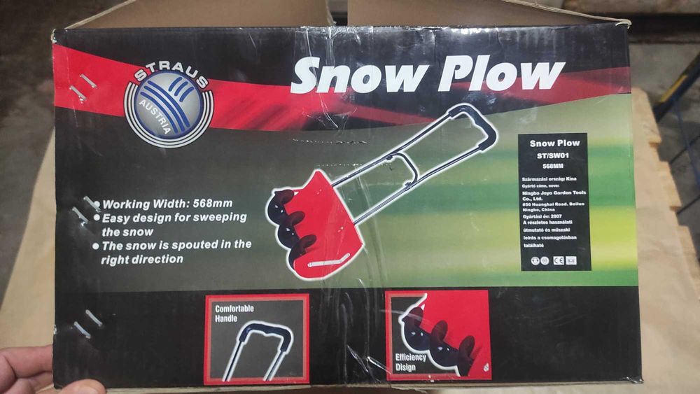 Łopata Zgarniacz Pług z Wirnikiem do Śniegu Śnieg Snow Plow