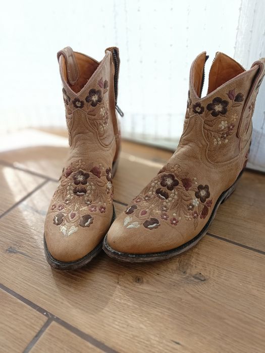 Чоботи Old Gringo 39р, шкіра