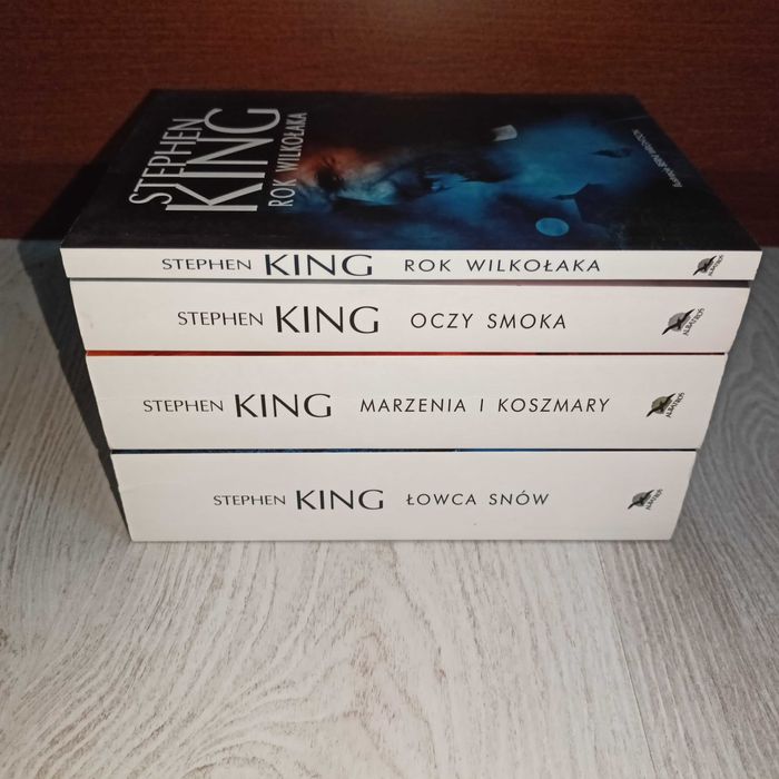 4 Stephen King Rok wilkołaka Oczy smoka Marzenia i koszmary Łowca snów