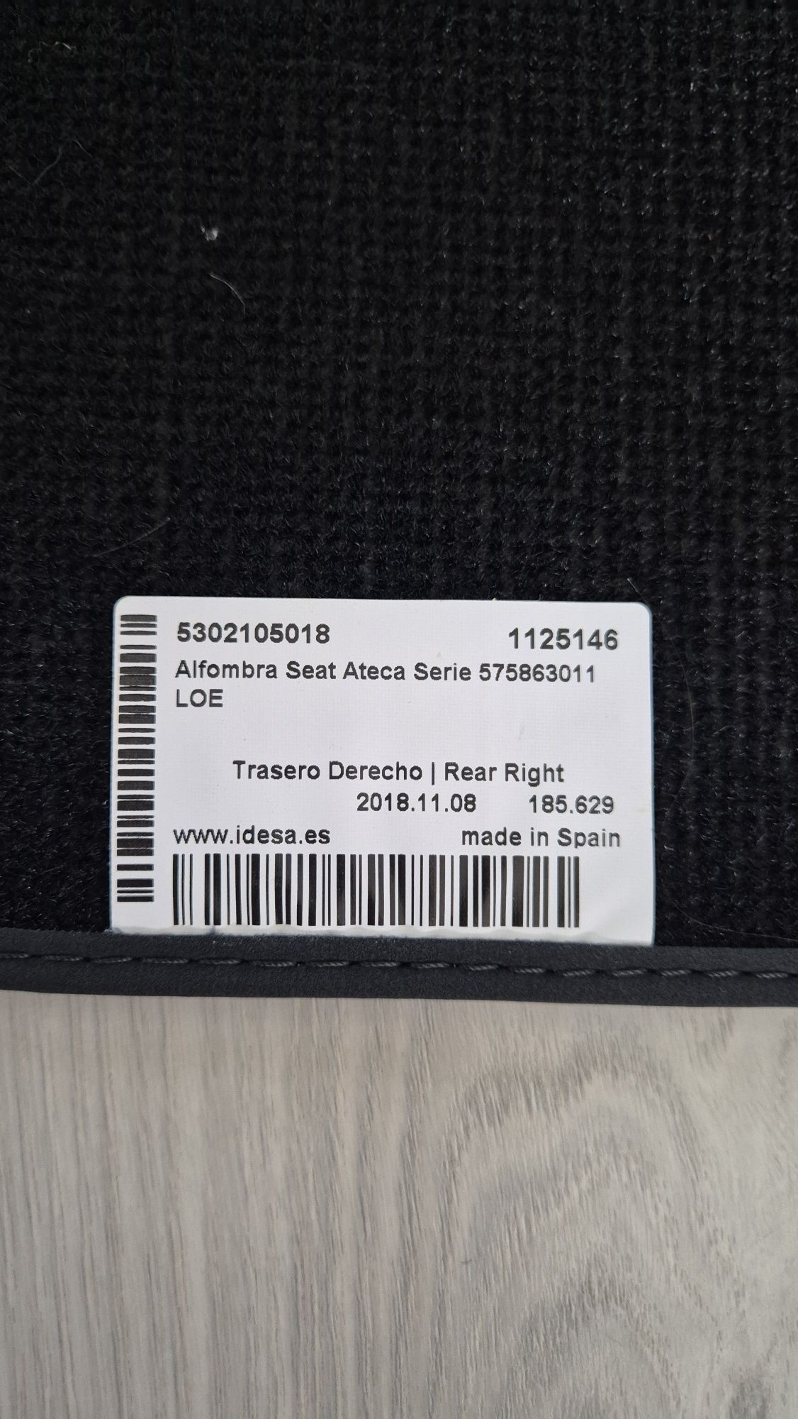 Nowe oryginalne dywaniki Seat Ateca