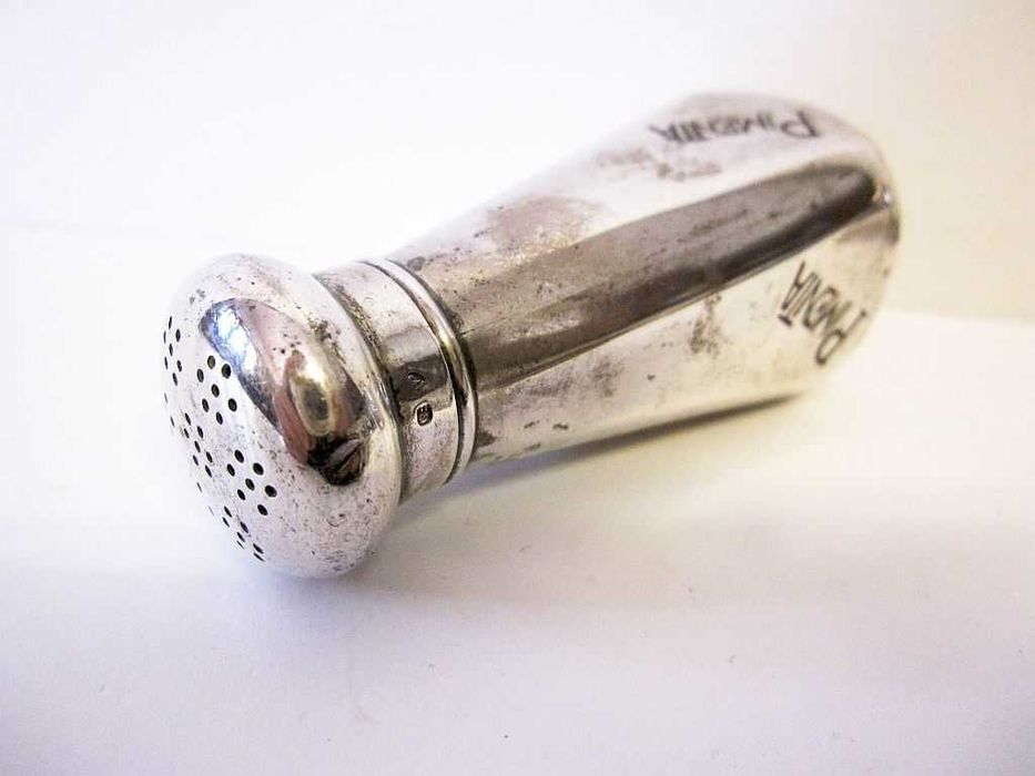 antigo paliteiro em prata portuguesa contrastada