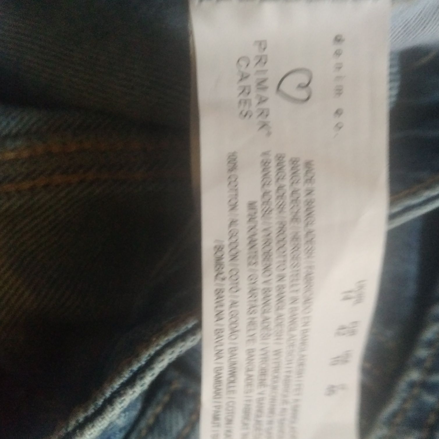 Spódnica maxi jeansowa XL Rita Ora