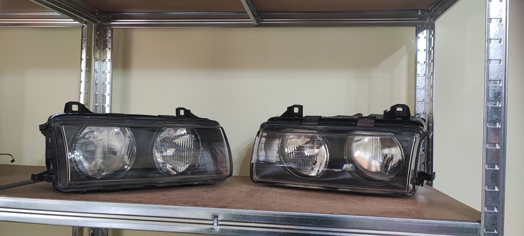 BMW E36 Lampy ZKW H7 NOWE Szkła Regeneracja Reflektory Piękne Super!
