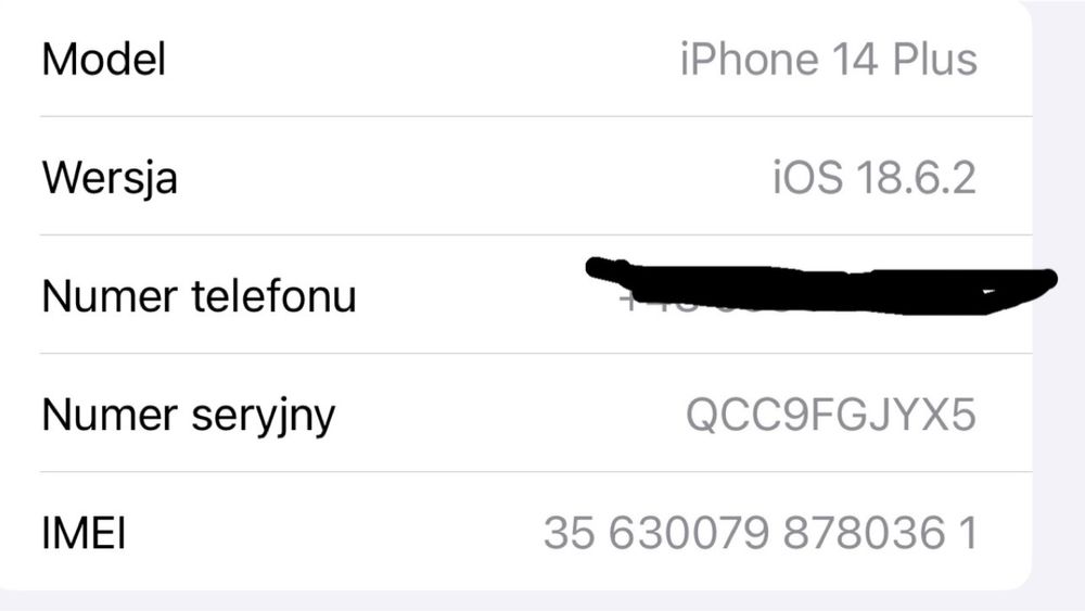 Iphone 14 plus sprzedam 256gb