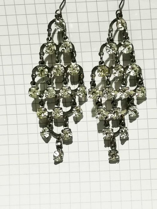 Серьги Янтарь, бижутерия СССР