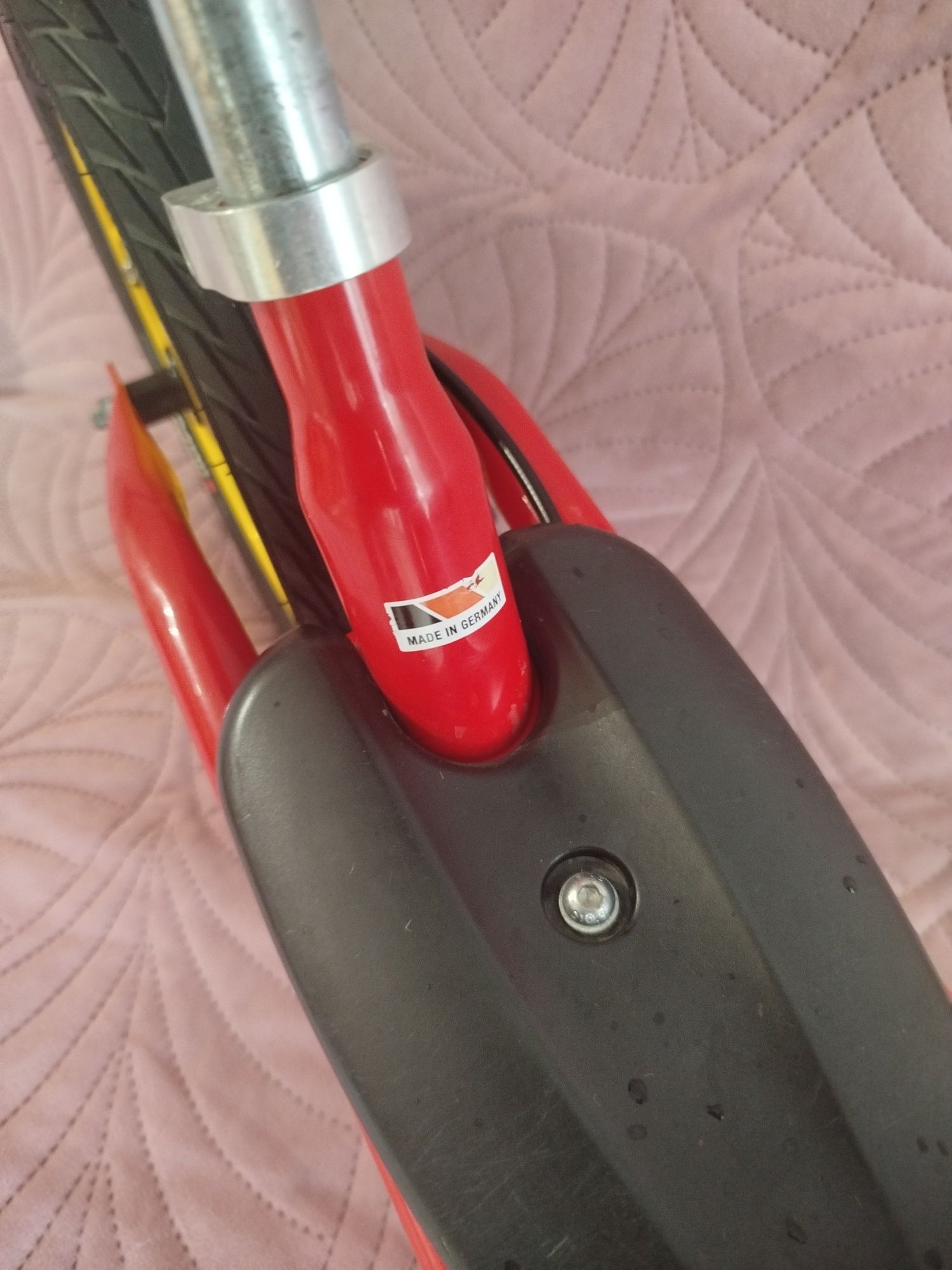 Puky rowerek biegowy 12" LR1, czerwony, stopka, hamulec