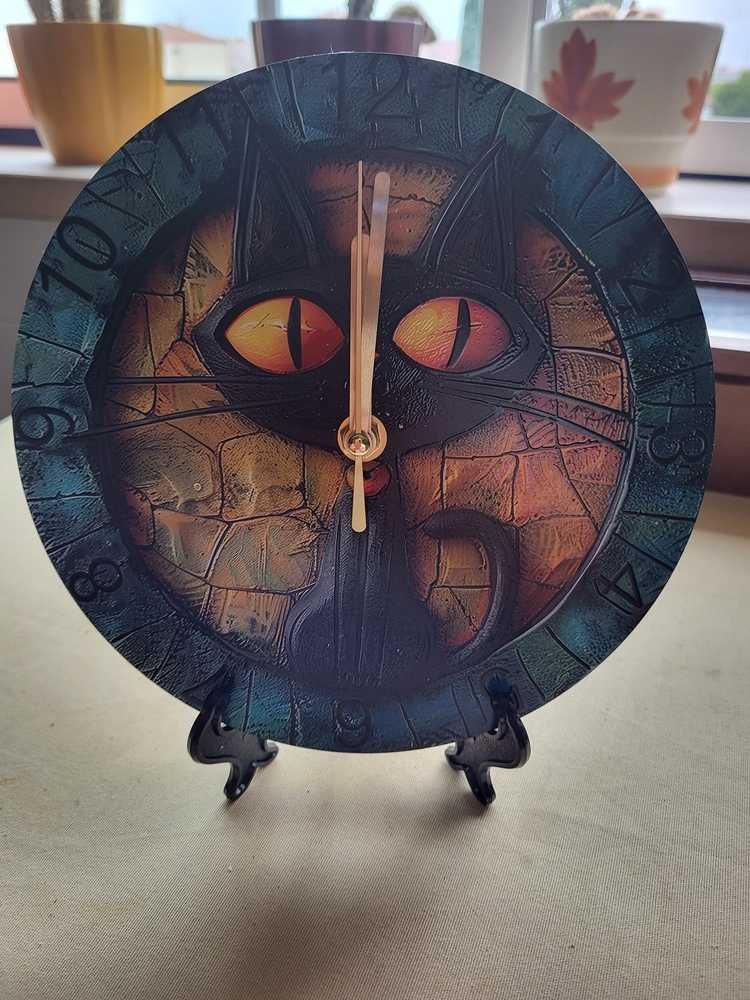 Relógio com Gato
