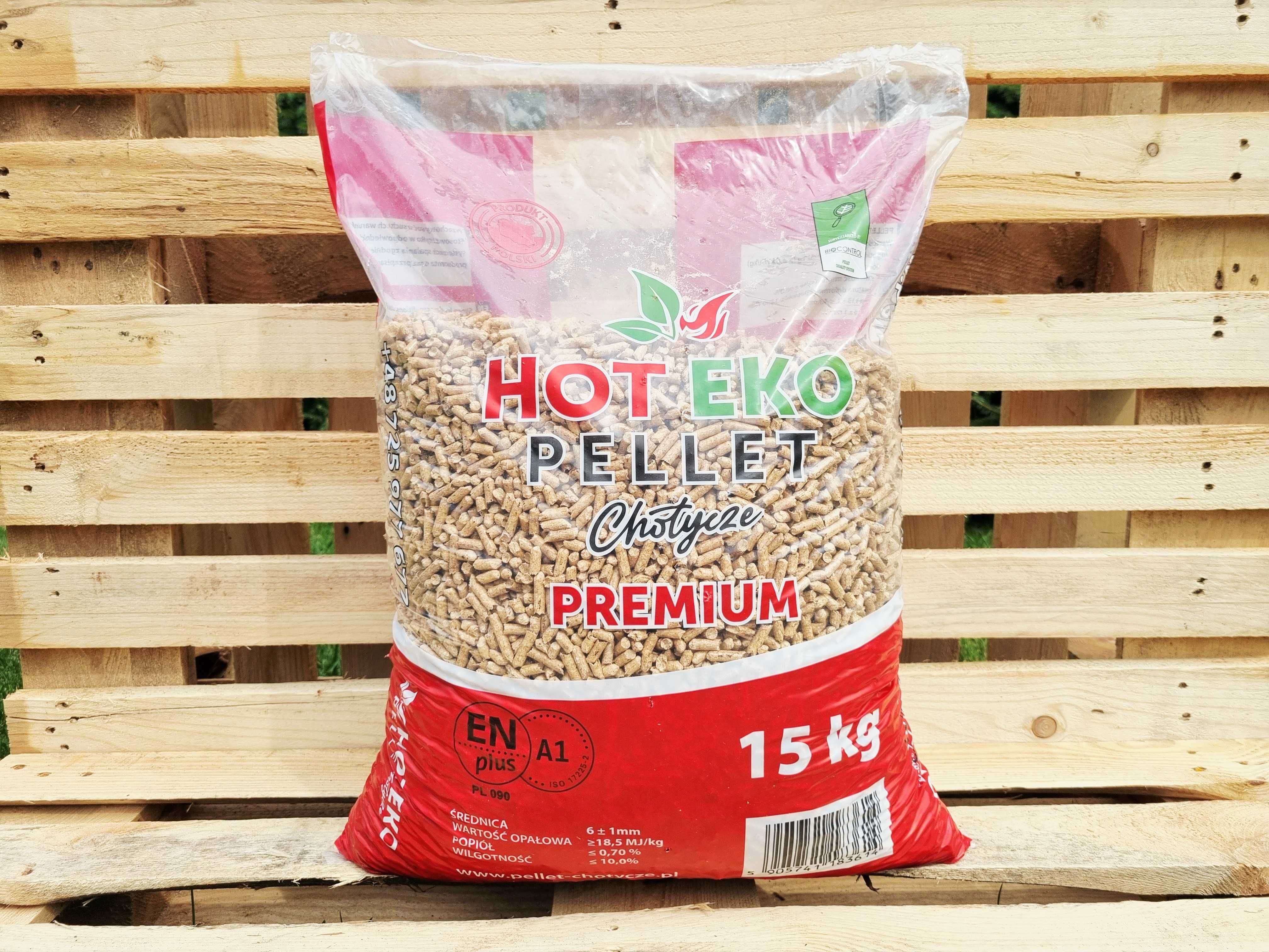Polski Pellet Certyfikat PL090 HOT-EKO Chotycze A1 Pelet >18.5MJ