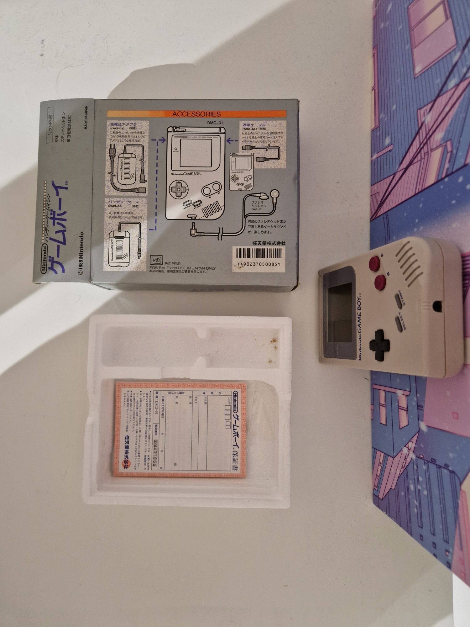 GAMEBOY Original Classic  (zestaw, konsola, sprawna, pudełko)