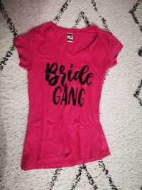 T-shirt rosa Bride's gang