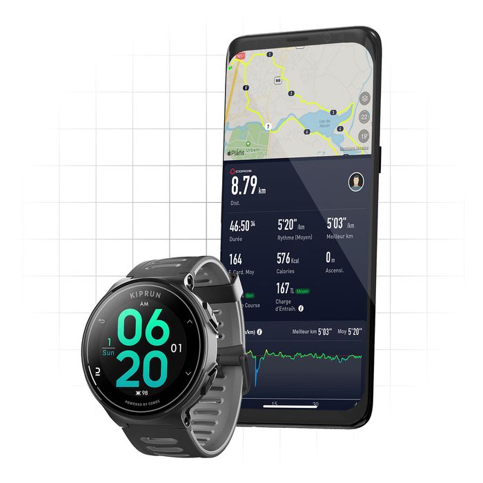Smartwatch GPS 500 By Coros Preto