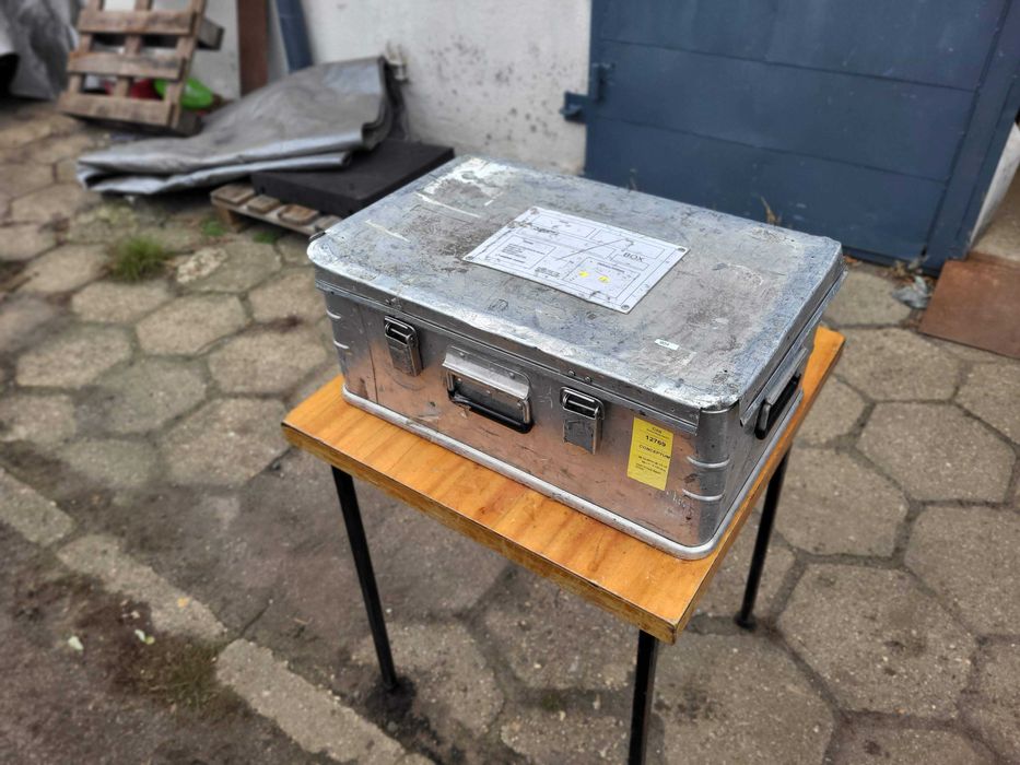 (52x32x20) Skrzynia transportowa aluminiowa  FAKTURA