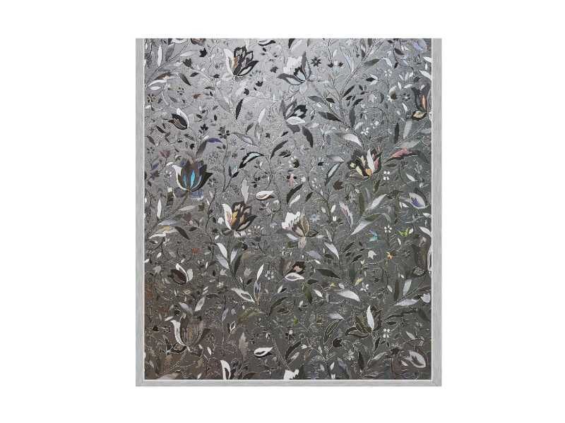 Folia okienna 60x200 cm szara z efektem tęczy
