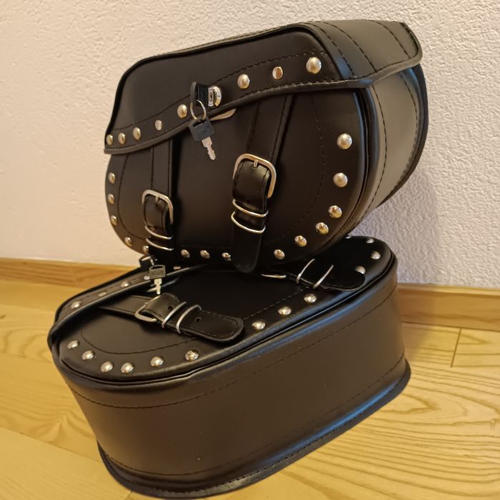 Sakwy Boczne Skóra Zamki Jakość Vt Vn Vs Xvs Xv Vl Chopper Cruiser