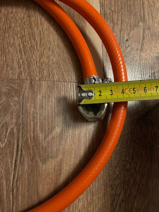 Reduktor do gazu 37 mbar, długość 110 cm