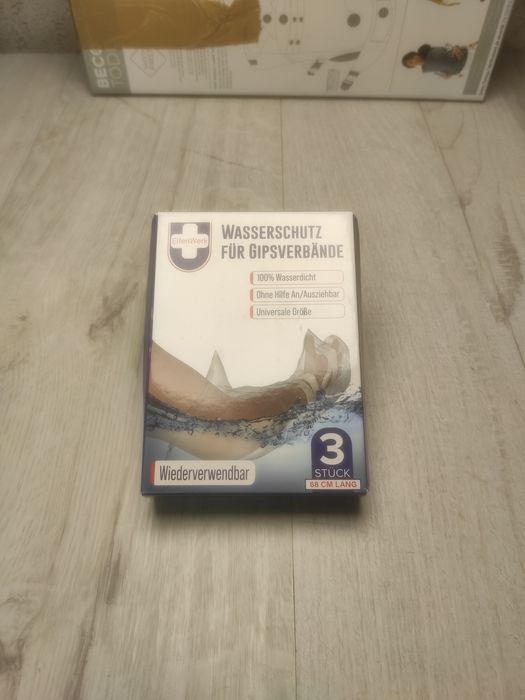 Wodoodporny pokrowiec na gips na rękę 3 sztuki