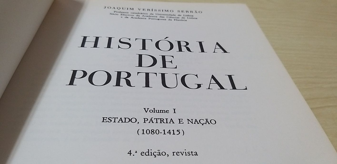 História de Portugal, volume 1.