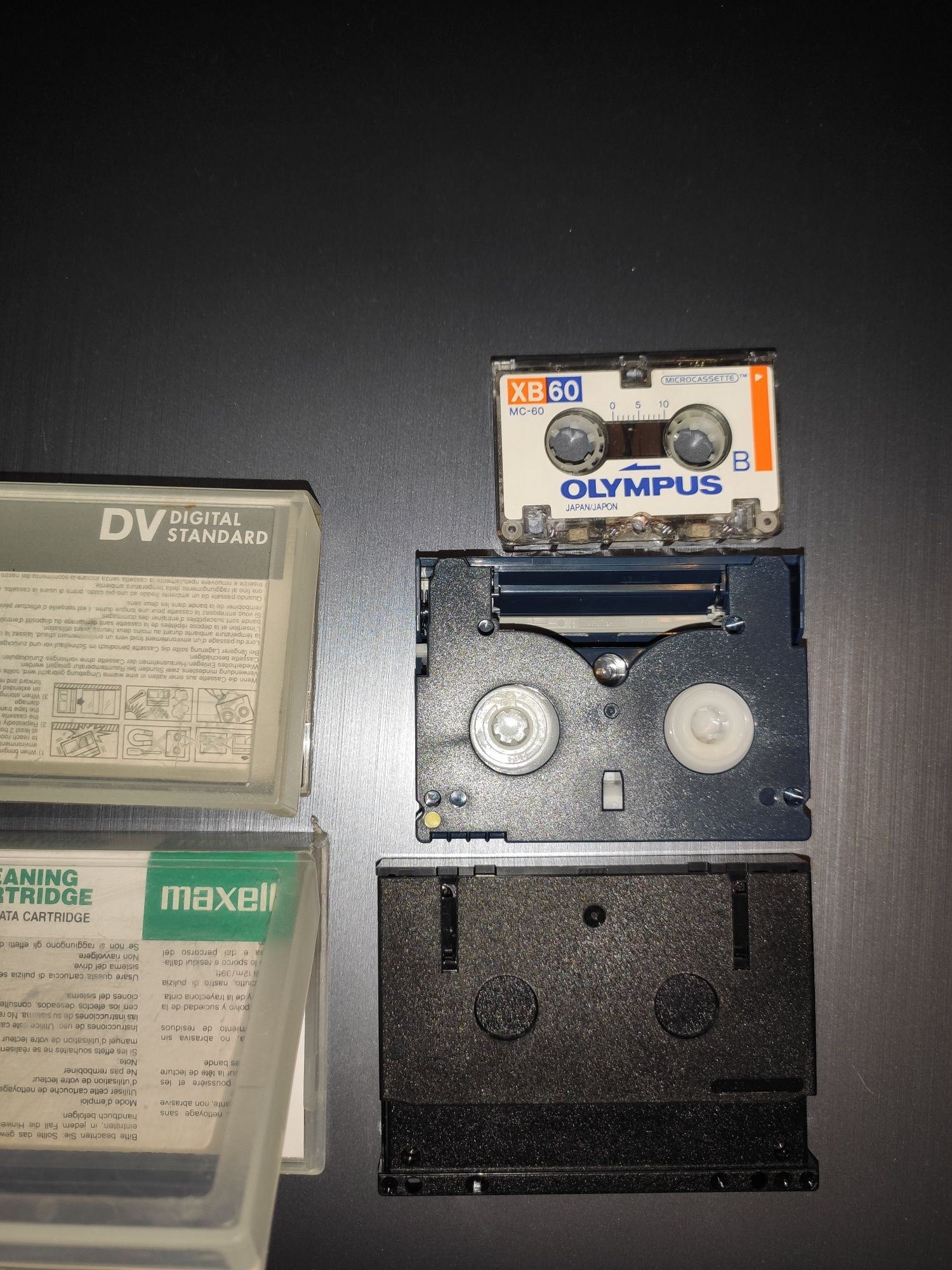 Кассеты, XB 60, DV 60, DDS, tdk, maxell, Olympus, микрокассета