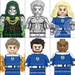 Фігурки Фантастична четвірка Fantastic Four First Steps лего набір 6шт