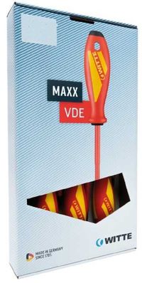 Набор диэлектрических отверток WITTE MAXX VDE 6 пр. SL/PH1+2