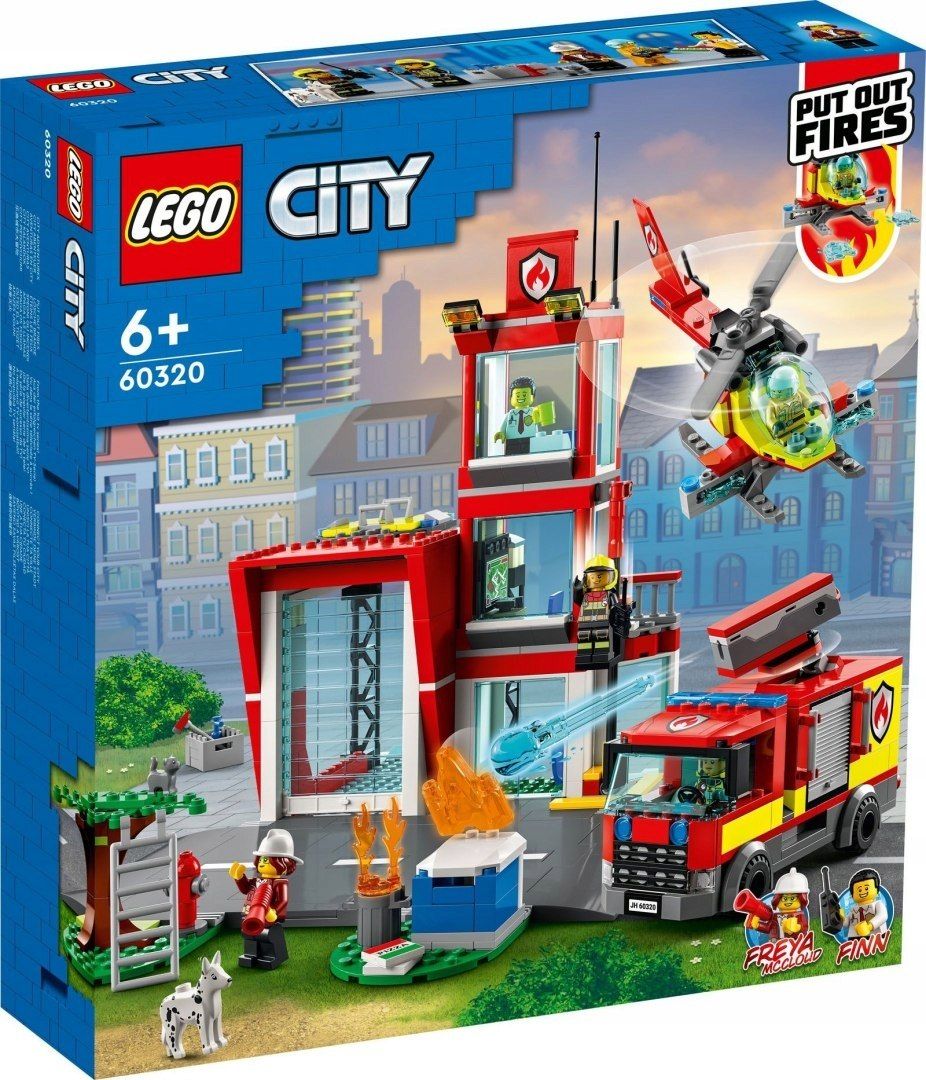 LEGO City Remiza Strażacka Klocki Zestaw 60320