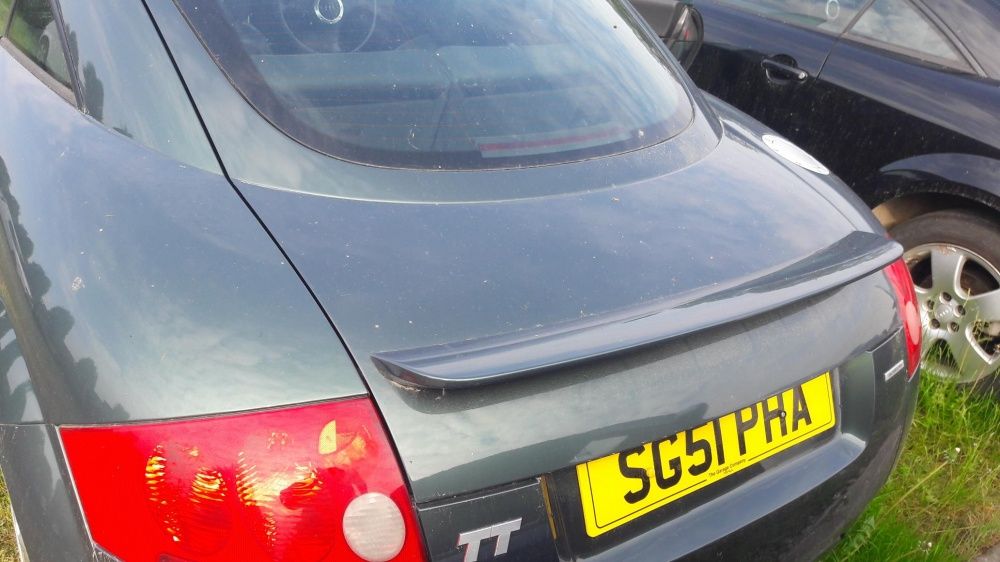 Klapa tył szyba Bagażnika kompletna zielona Audi TT 1.8 Turbo części