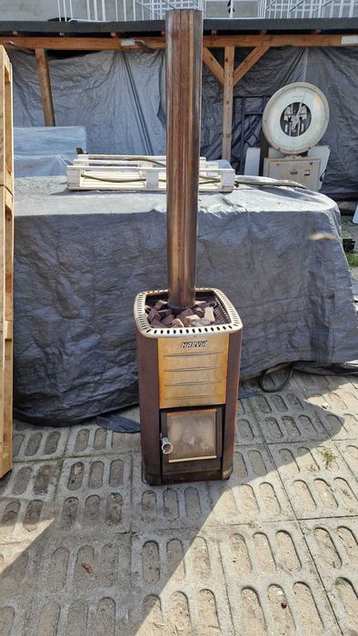 Piec na drewno palony drzewem do sauny fińskiej HARVIA 13KW + komin